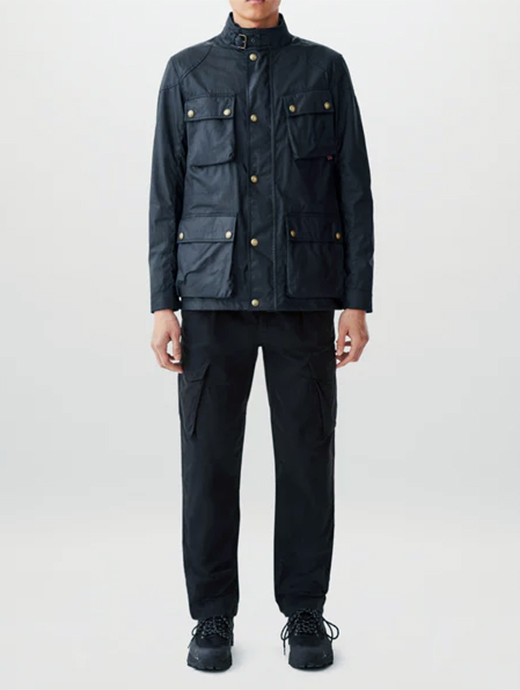 BELSTAFF/ベルスタッフ　FIELDMASTER WAXED JACKET/フィールドマスタージャケット　bel482401-ダークネイビー