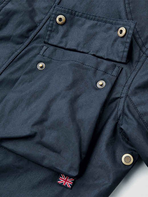 BELSTAFF/ベルスタッフ　FIELDMASTER WAXED JACKET/フィールドマスタージャケット　bel482401-ダークネイビー