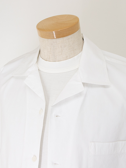 BELSTAFF/ベルスタッフ　半袖シャツ/オープンカラー/ストレッチコットン/TIDE SHIRT　bel500807-ホワイト