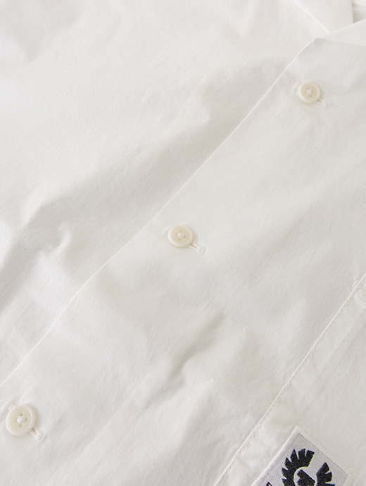BELSTAFF/ベルスタッフ　半袖シャツ/オープンカラー/ストレッチコットン/TIDE SHIRT　bel500807-ホワイト
