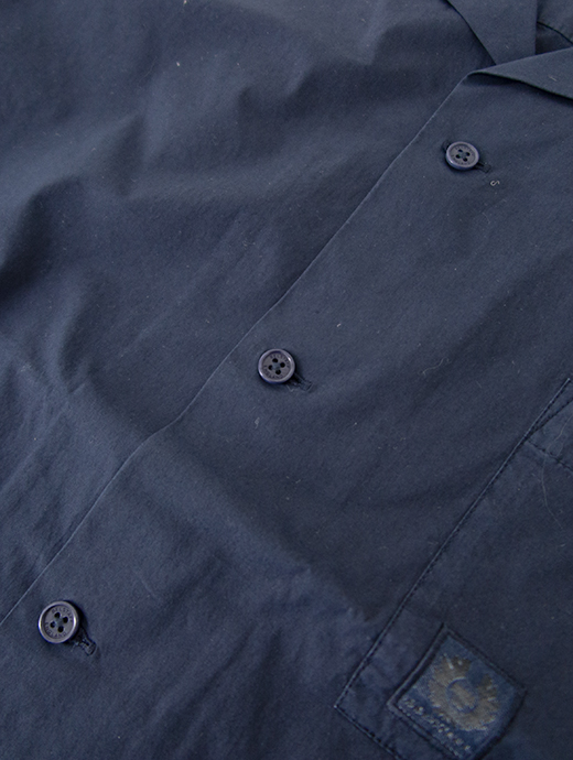 BELSTAFF/ベルスタッフ　半袖シャツ/オープンカラー/ストレッチコットン/TIDE SHIRT　bel500808-ネイビー
