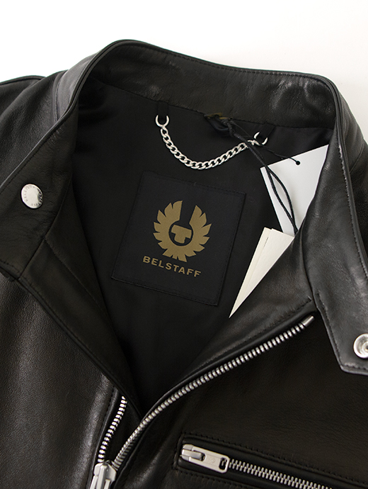 BELSTAFF/ベルスタッフ　レザージャケット/シングルライダース/TRACK RACER　bel501801-ブラック