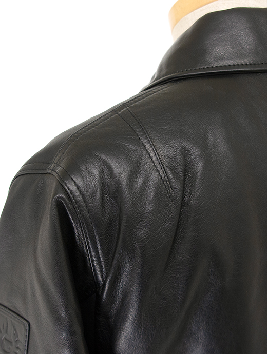 S寸が再入荷するかもしれません　BELSTAFF/ベルスタッフ　中綿入りレザージャケット/PILOT JACKET　bel501802-ブラック