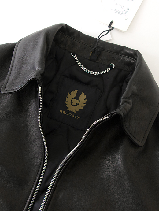 S寸が再入荷するかもしれません　BELSTAFF/ベルスタッフ　中綿入りレザージャケット/PILOT JACKET　bel501802-ブラック