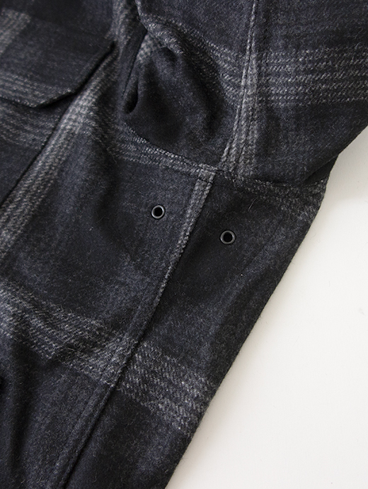 BELSTAFF/ベルスタッフ　フィールドジャケット/ウールメルトン/FORGE JACKET　bel502201-ブラック×グレー