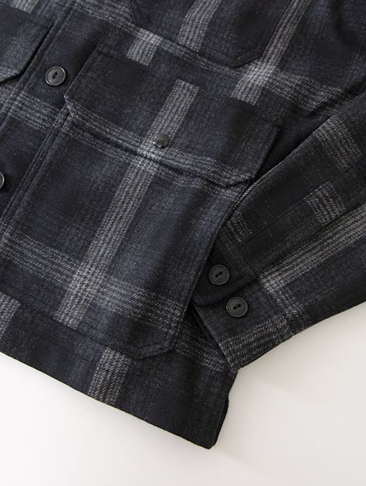 BELSTAFF/ベルスタッフ　フィールドジャケット/ウールメルトン/FORGE JACKET　bel502201-ブラック×グレー