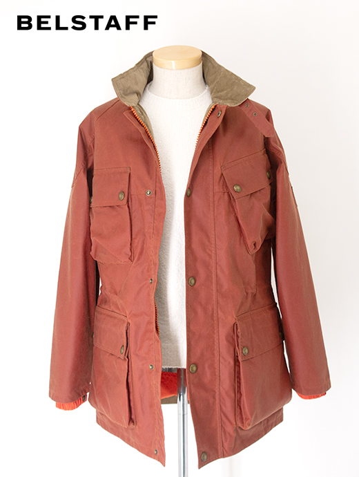 BELSTAFF/ベルスタッフ　フィールドジャケット/NC DERWENT TRIALMASTER JACKET　bel502202-ダークオレンジ