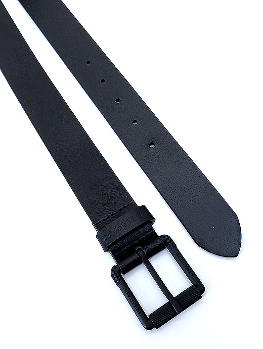 BELSTAFF/ベルスタッフ　レザーベルト　bel520801-ブラック
