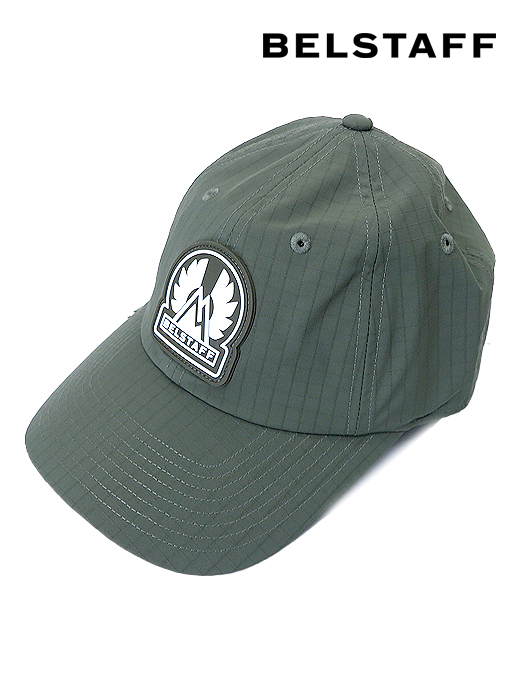 BELSTAFF/ベルスタッフ　マウンテンロゴキャップ　bel520805-カーキ