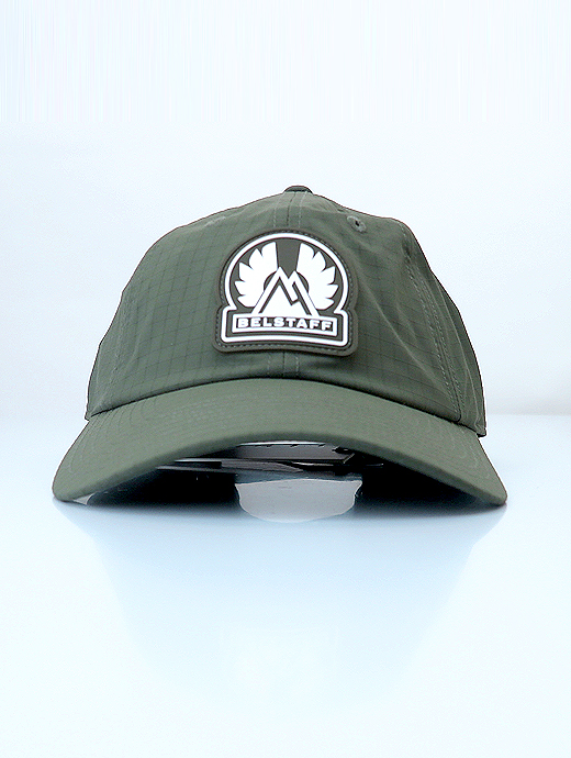 BELSTAFF/ベルスタッフ　マウンテンロゴキャップ　bel520805-カーキ