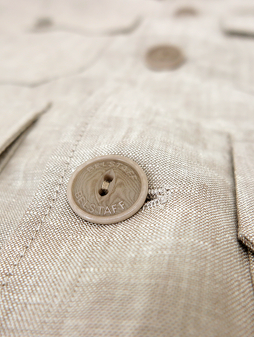 BELSTAFF/ベルスタッフ　リネンオーバーシャツ　bel520809-ベージュ