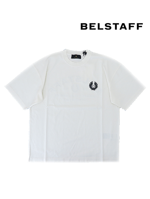 BELSTAFF/ベルスタッフ　コットンTシャツ　bel520810-ホワイト