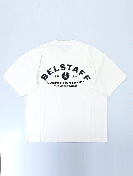 BELSTAFF/ベルスタッフ　コットンTシャツ　bel520810-ホワイト