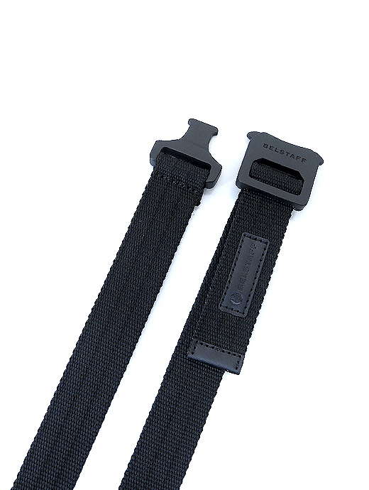 BELSTAFF/ベルスタッフ　メッシュクリップベルト　bel520812-ブラック