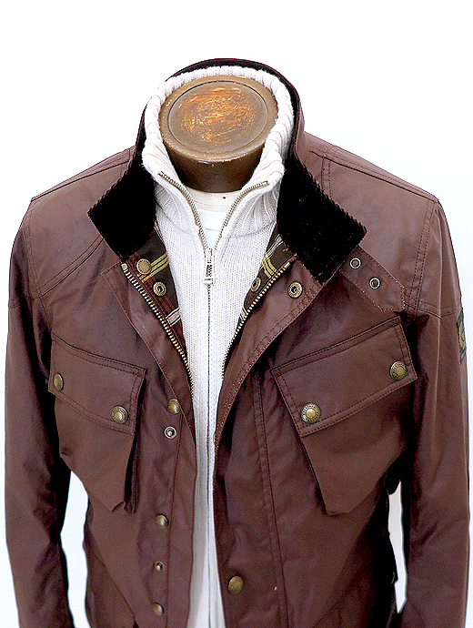 BELSTAFF/ベルスタッフ　TRIALMASTER WAXED JACKET/トライアルマスタージャケット/ワックスコットン　bel522001-オックスブラッド