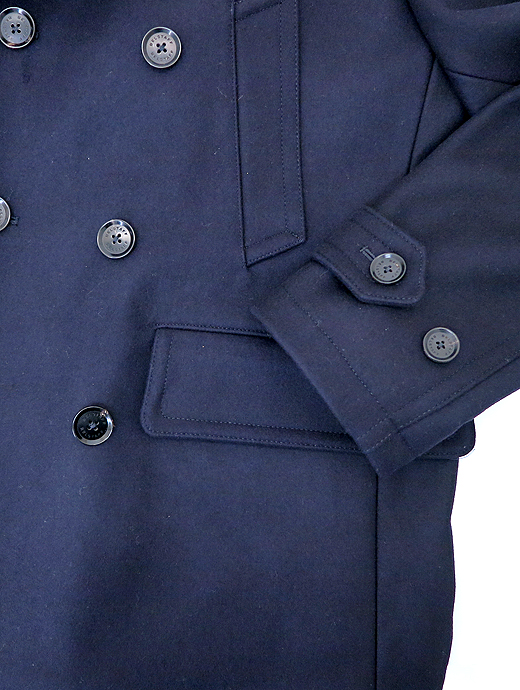 BELSTAFF/ベルスタッフ　メルトンウールPコート/MILFORD PEACOAT　bel522002-ネイビー