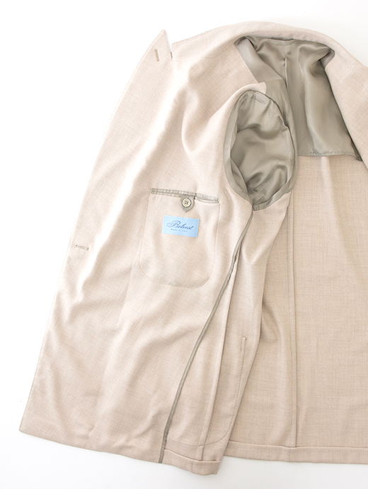 Belvest/ベルベスト　ストレッチカシミアジャケット/6Bダブルブレスト　bev501601-ベージュ