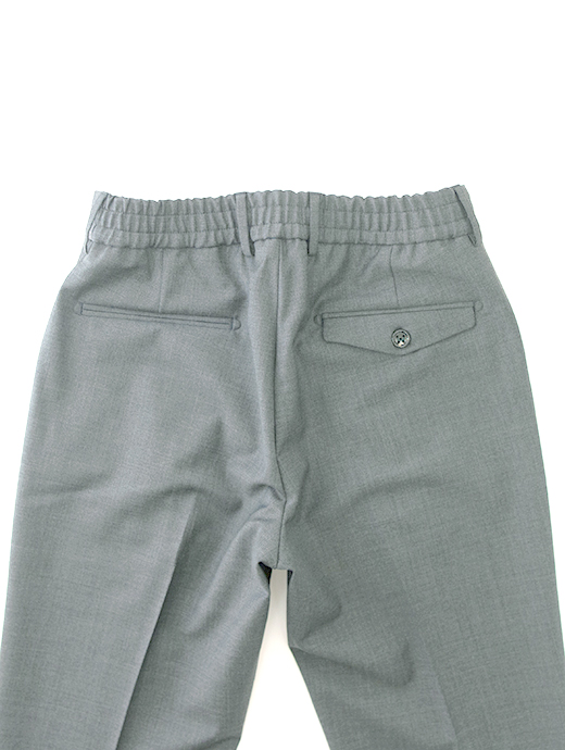 BERWICH/ベルウィッチ　1プリーツシャーリングパンツ/BERTO/ウォッシャブルストレッチソフトウール　bew502401-ライトグレー