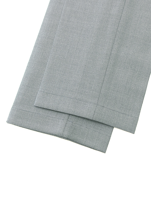 BERWICH/ベルウィッチ　1プリーツシャーリングパンツ/BERTO/ウォッシャブルストレッチソフトウール　bew502401-ライトグレー