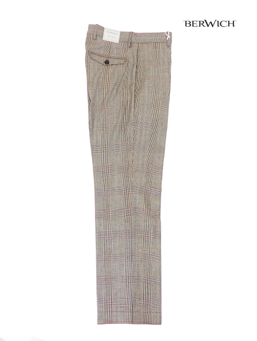 BERWICH/ベルウィッチ　ウールノープリーツパンツ/LUCANO LONG 　bew522001-ベージュ