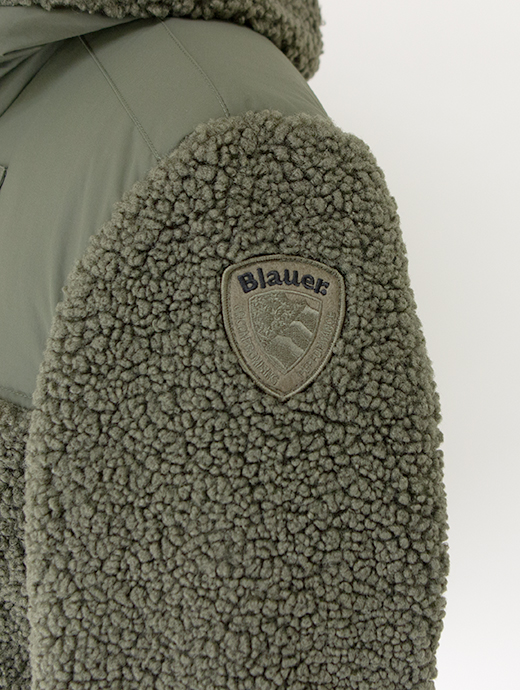 Blauer/ブラウアー　ボアフリースフーディ　bla502005-ミリタリーグリーン