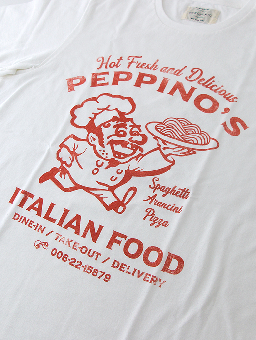 Bowery Nyc バワリー プリントtシャツ Bny4601 ホワイト Rootweb 正規通販