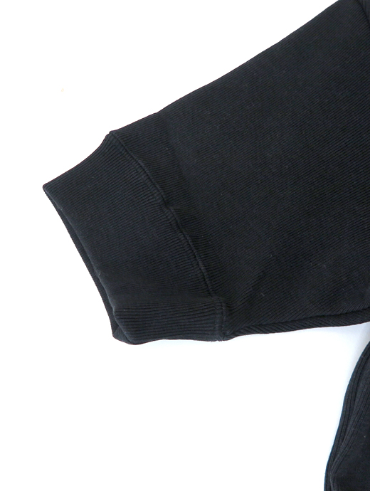 Bonfil/ボンフィル　クルーネックリブTシャツ　bof520402-ブラック