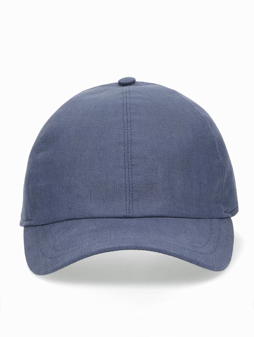 Borsalino/ボルサリーノ　ベースボールキャップ/リネン　bsl501003-ネイビー