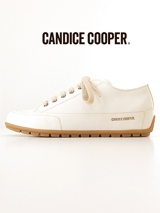 CANDICE COOPER/キャンディス・クーパー　レザースニーカー　can442003-エクリュ