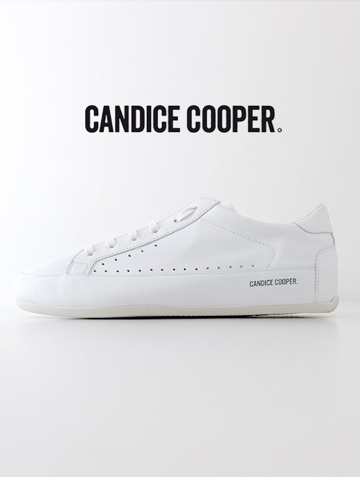CANDICE COOPER/キャンディス・クーパー　レザースニーカー/DANNY　can480403-ホワイト