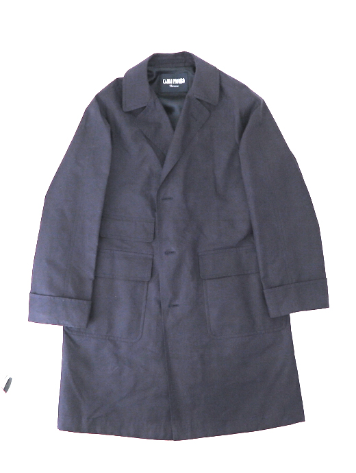 CARLO PIOMBO/カルロ ピオンボ　ワックスコットンコート　cap520201-ネイビー