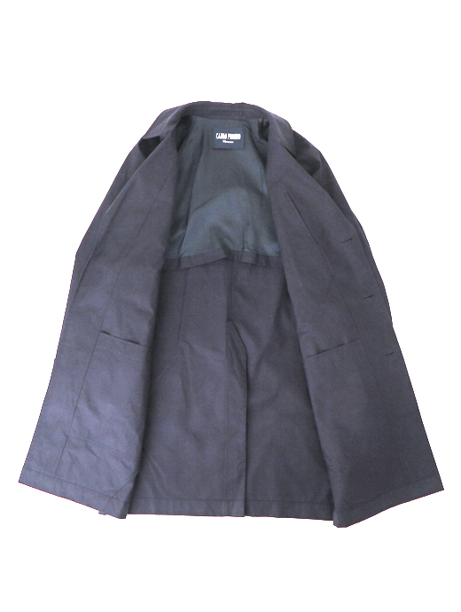 CARLO PIOMBO/カルロ ピオンボ　ワックスコットンコート　cap520201-ネイビー