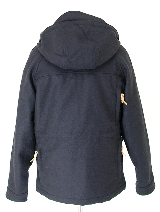 MANIFATTURA CECCARELLI/マニファッチュラ・チェッカレッリ　ウール中綿入りマウンテンパーカー/ウールメルトン/FISHERMAN PARKA　cec482001-ネイビー