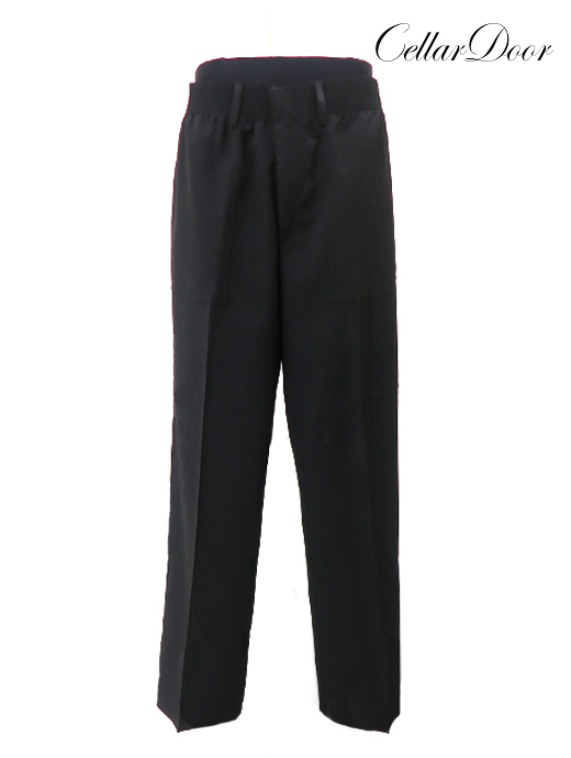 Cellar Door/セラードアー　イージースラックス　ced520604-ブラック