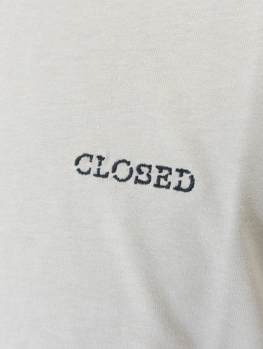 CLOSED/クローズド　Tシャツ/半袖カットソー/ドロップショルダー　clo500205-グレージュ