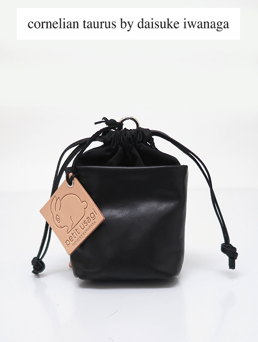 cornelian taurus by daisuke iwanaga コーネリアンタウラス　巾着/CWS baby bag　cor501001-ブラック