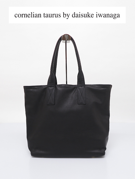 cornelian taurus by daisuke iwanaga コーネリアンタウラス　トートバッグ/2handle tote L　cor501004-ブラック