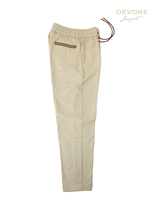 DEVORE Incipit/デヴォーレ・インチピット　イージースラックス　dev520601-ホワイトベージュ