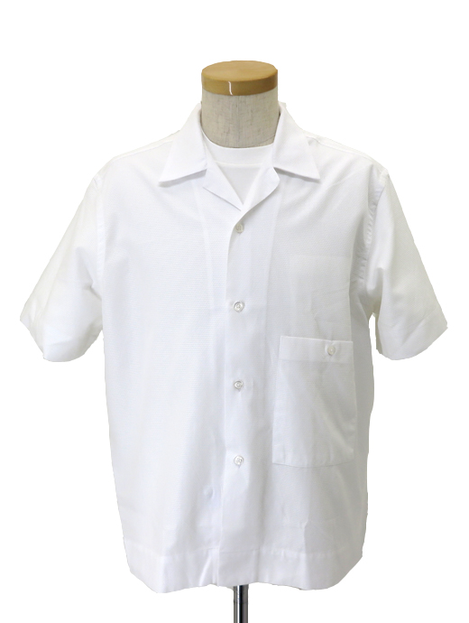 DE LORENZI/ディロレンツィ　オープンカラーシャツ　dlr520601-ホワイト