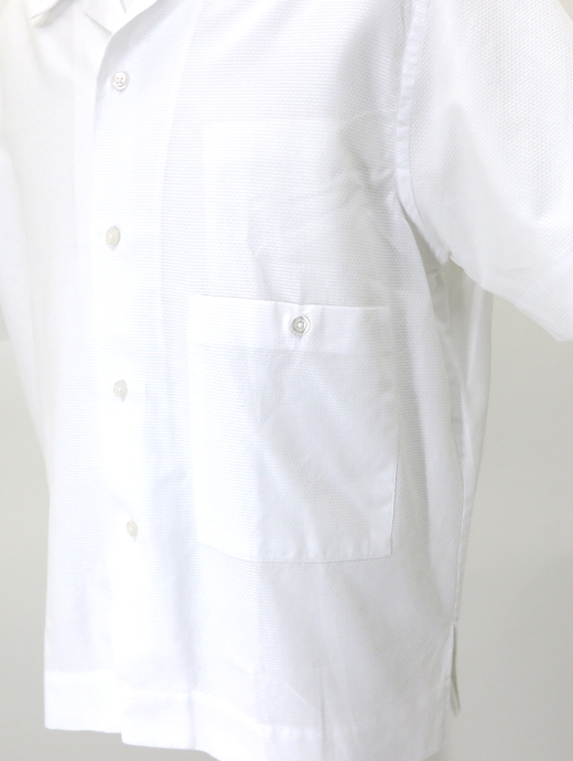 DE LORENZI/ディロレンツィ　オープンカラーシャツ　dlr520601-ホワイト