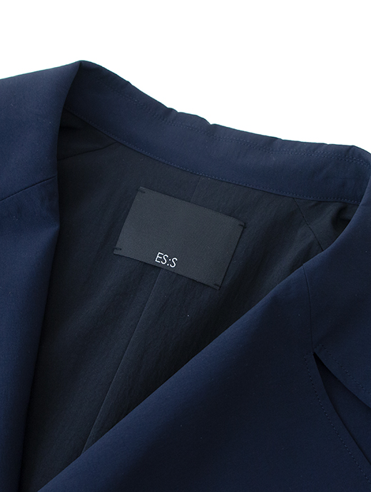 ES:S/エス　トレンチコート/ポリエステルタイプライター　ess501602-ネイビー