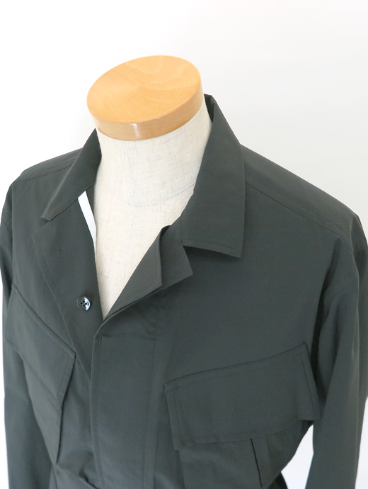 ES:S/エス　ファティーグジャケット/ポリエステルタイプライター　ess502401-チャコール