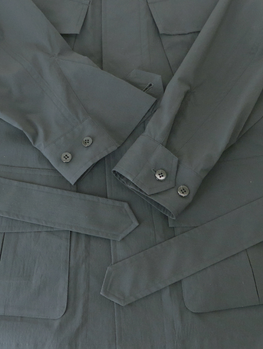 ES:S/エス　ファティーグジャケット/ポリエステルタイプライター　ess502401-チャコール