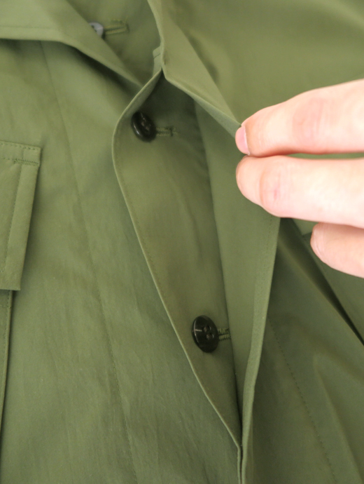 ES:S/エス　ファティーグジャケット/ポリエステルタイプライター　ess502402-オリーブ