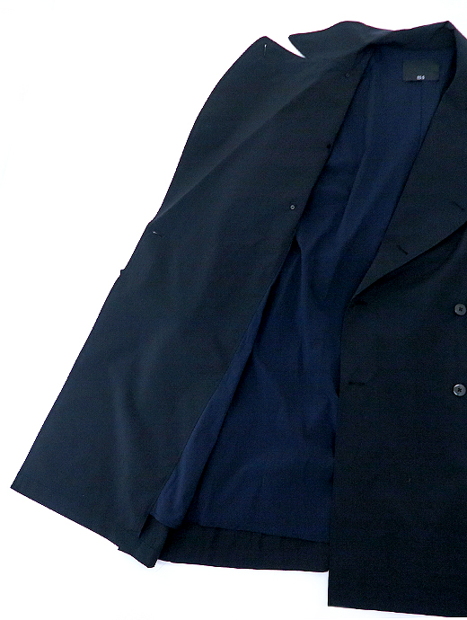 ES:S/エス　トレンチコート/ポリエステルタイプライター　ess521403-ブラック