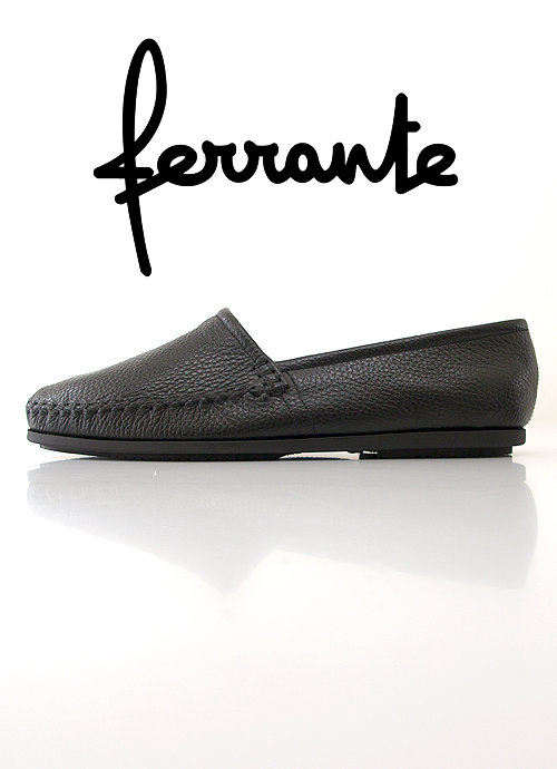 Ferrante/フェランテ　レザースリッポン/TAO　fer420201-ブラック