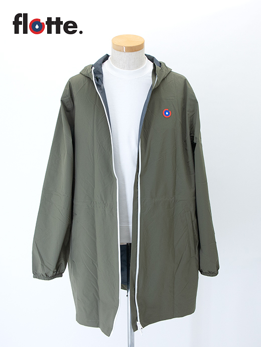 flotte/フロット　パッカブルレインパーカー/AMELOT　flo501803-オリーブ