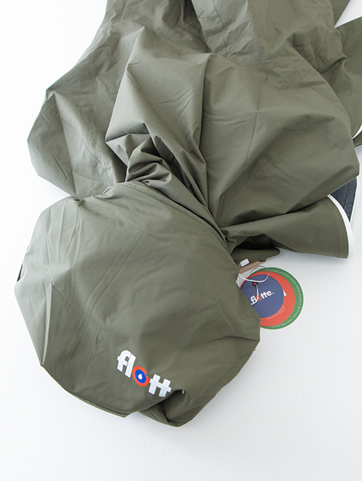 flotte/フロット　パッカブルレインパーカー/AMELOT　flo501803-オリーブ