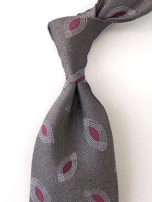 Francesco Marino フランチェスコ マリーノ ネクタイ シルク スフォデラート Fma45 グレー ボルドー Rootweb 正規通販