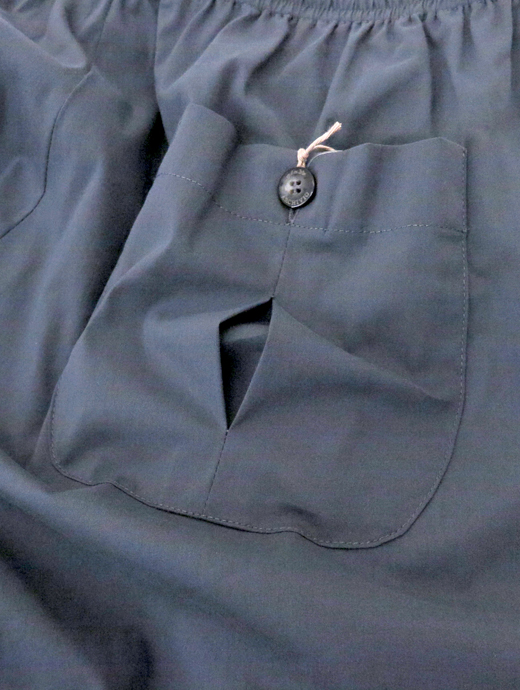 giabs ARCHIVIO/ジャブス アルキヴィオ　超軽量イージーパンツ/MANFREDO/シャカコットン　gba520601-ラスティックグレー